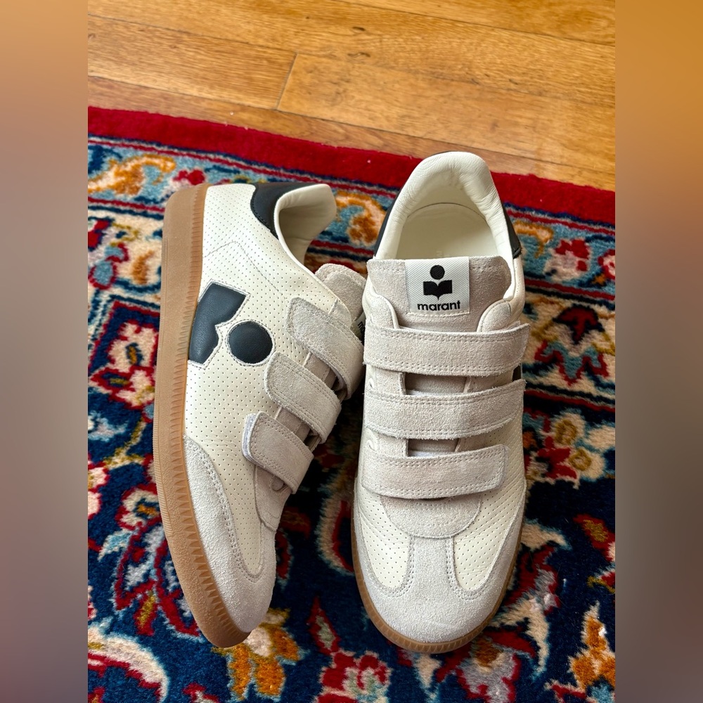 Isabel Marant | SIZE 39 | Perforated Side-Logo Beth Sneakers | LIKE NEW with BOX
